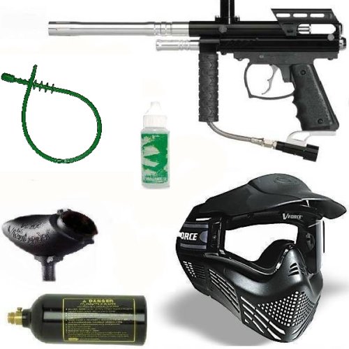 32 Degrees Black ICON X Starter Paintball GUN Kit