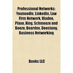Professional Networks: Linkedin, Younoodle, Viadeo, Law Firm Network, Brightnetwork, Plaxo, Linkedin Open Networker, Xing, Business Networkin
