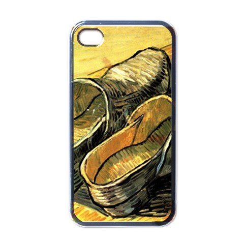 A Pair Of Leather Clogs By Vincent Van Gogh Black Iphone 4 - Iphone 4s Case
