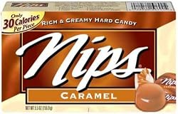 Nips Caramel Candy, 4-Ounce Boxes (Pack of 12)