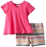 Splendid Littles Baby-Girls Newborn Roller Rink Striped Active Short Set