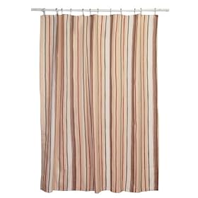 Bacova Guild Sweetwater Stripe Red Shower Curtain