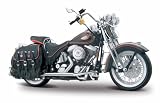 Harley Davidson Heritage Springer FLSTS Model Diecast Motorcycle 1:10 die cast by Maisto - White with Red Trim