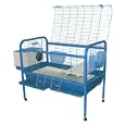Luna 102 Blue / Silver Hutch