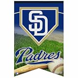 MLB San Diego Padres Premium Felt Banner 17-by-26 inch