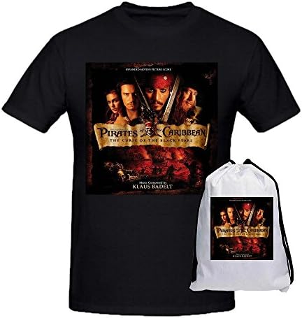 Klaus Badelt Pirates Of Caribbean Big and Tall Mens Tee Shirts Black