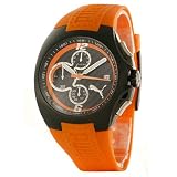Puma Men's Gear Chronograph Orange Rubber Watch #PU130F5C0214.930