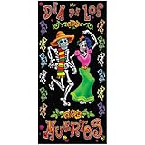 Day Of The Dead Door Cover Party Accessory (1 count) (1/Pkg)