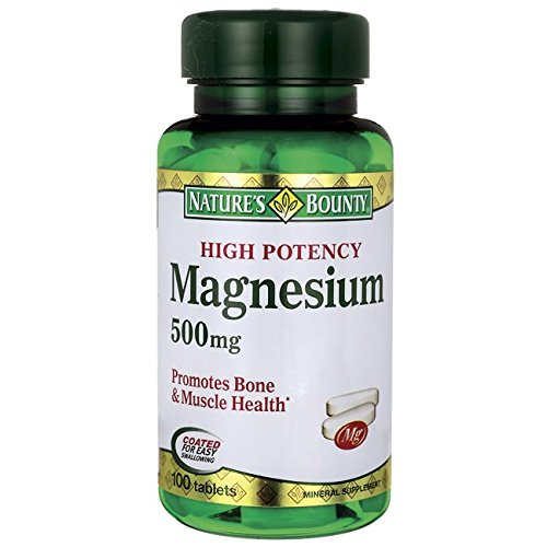 Nature's Bounty High Potency Magnesium 500 mg Tabs, 100 ct Nature's Bounty High Potency Magnesium 500 mg Tabs, 100 ct