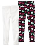 カーターズ Carter's レギンス 2枚組 & ベビー・デポ モスリン ウォッシュクロス 2-Pack Leggings 12M (72-78cm) [並行輸入品]