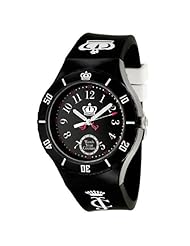 Juicy Couture Womens 1900824 "Taylor" Black Jelly Strap Watch