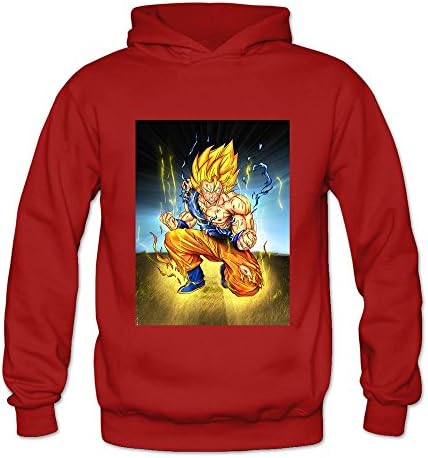IHoo Women Dragon Ball Z Fox Hoodie Red S