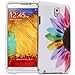 Fosmon MATT-DESIGN Series Slim Fit Rubberized Case Cover for Samsung Galaxy Note 3 / Note III (Colorful Sunflower)