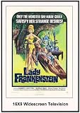Lady Frankenstien: 16x9 Widescreen TV.