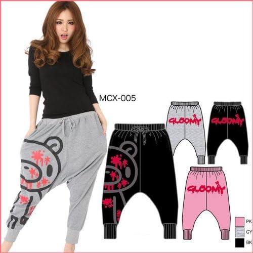 Kawaii Summer Sarrouel Pants: Cute Gloomy Sweat Pants(Direct from Japan)-MCX-...