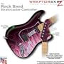 Fire Pink WraptorSkinz Skin fits Rock Band Stratocaster Guitar for Nintendo Wii, XBOX 360, PS2 & PS3 (GUITAR NOT INCLUDED)