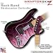 Fire Pink WraptorSkinz Skin fits Rock Band Stratocaster Guitar for Nintendo Wii, XBOX 360, PS2 & PS3 (GUITAR NOT INCLUDED)