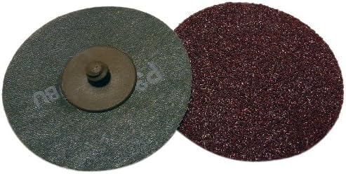 QA33036 3" Quick Change Sanding Disc, Industrial Grade, 36 Grit, Brown (Pack of 25)