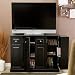Stockton Storage Door TV Stand - Black