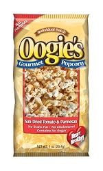 Oogie's Gourmet Popcorn, Sun-Dried Tomato & Parmesan, 1-Ounce Bags (Pack of 28)