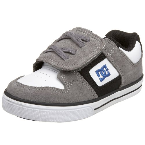 DC Toddler Pure V Skate Shoe - Battleship/Royal - 9 W US Toddler