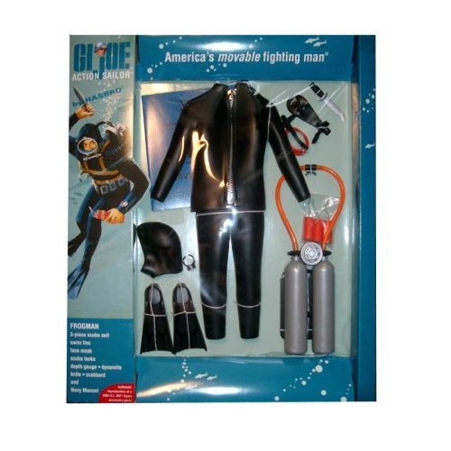 51OtpknrdUL Frogman Accessory Pack for Authentic Reproduction 1964 G.I. Joe 12 Inch Action Figure Action Sailor