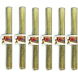 Natural Pressed Rawhide Stick dog treat - 6 PACK - 10"