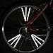 12pcs Bicycle Wheel Spoke Reflector Reflective Mount Clip Tube Warning Strip