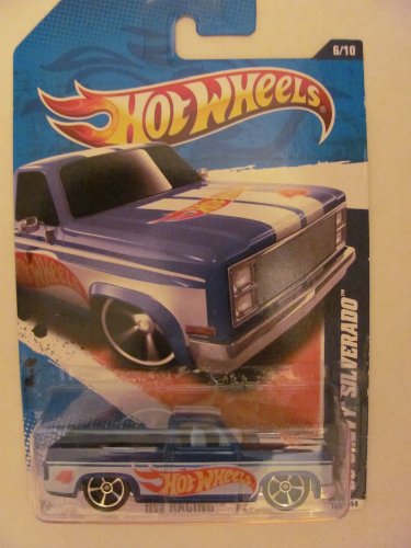 2011 Hot Wheels '83 Chevy Silverado Blue/White #156/244