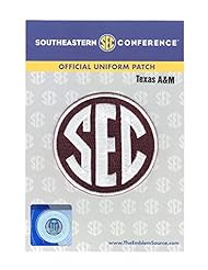 Sports: SEC Southeastern Conference Team Jersey Uniform Official Patch Texas A&M Aggies - Patch Collection