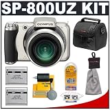 51Otw3jWhcL. SL160  Olympus SP 800 UZ 30x Ultra Zoom Digital Camera + (2x) Li 50B Batteries + Case + Accessory Kit