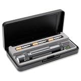 Mag-Lite XL100-S3097 LED-Taschenlampe XL100, 83 Lumen, 12 cm titan-grau in Box mit 5 Modi, Motion Control u. elektron. Multifunktionsschalter