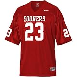 Nike - Oklahoma Sooners #23 NCAA Youth Replica Football Jersey by Nike (Red)