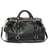 (�~���E�~���E) MIUMIU VITELLO LUX �V�����_�[�o�b�O #RT0365 X72 F0002 NERO ���s�A���i