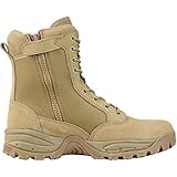 Maelstrom Men's TAC FORCE 8 Inch Military Tactical Duty Work Boot with Zipper