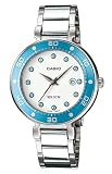 Casio Women's LTP1329D-2EV White Stainless-Steel Quartz Watch with White Dial