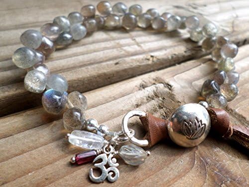 Labradorite Bracelet and Hill Tribe Silver