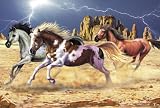 Spielspass Verlag 44502 - Pferde im Canyon 3D Puzzle, 1000 Teile