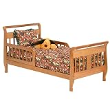 Stork Craft Soom Soom Toddler Bed In Oak