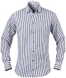 SANDS Herren Hemd mit 3-Knopf-Kragen, blau/rot, L, 1506-107-187-L