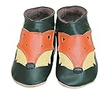 Foxy Chocolate, cute soft leather baby shoes, Small 0-6 months [並行輸入品]