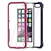 Daswise Full Body Protective Cover Compatible with iPhone 6S Case/iPhone 6 Case Shockproof + Self-Adhesive Screen Shield - Drop-Tested, Dust Proof Design, Hybrid ABS Frame, (Purple)