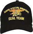 Black Naval Special Warfare Seal Team Low Profile Cap