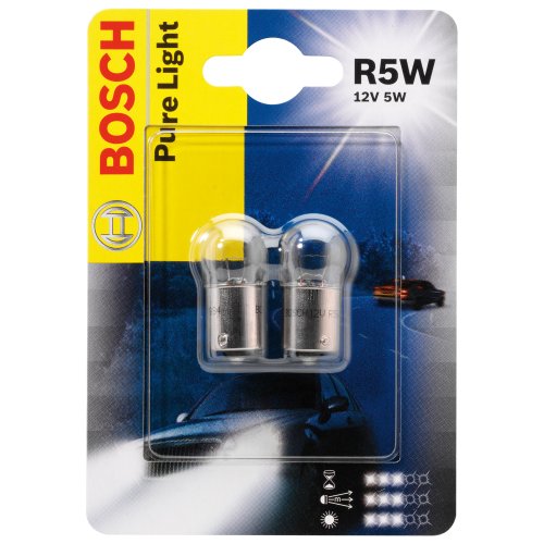 Bosch 1987301022 Autolampe R5W PURE LIGHT - Stopp-/Blinklicht-/Schluss-/Kennzeichenlampe Preisvergleich