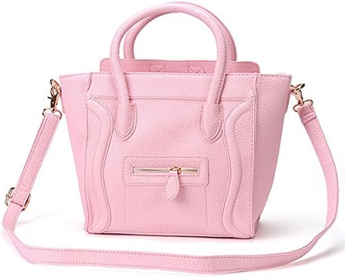 Leather Like Smile Handbags Smile Face Handbags Satchel Tote Handbags Purse for Women