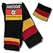 4 Paar Fußball EM Socken Fan Socken mit EXTRA Schweißband weiß/schwarz DB52311, Farbe:schwarz;Größe:43-46