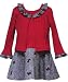 New Scotty Dog Tweed Dress with Attached Jacket ~ Christmas Holiday 2T to 6X