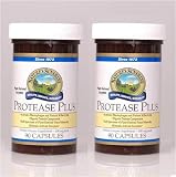 PROTEASE PLUS, Protease Enzyme Supplement (Pack of 2) 90 Capsules each "FAST SHIPPING"