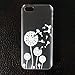 Iphone 5C Case, LUOLNH Henna White Floral Paisley Flower Mandala (Dandelion) catcher Hard Plastic Clear Case Silicone Skin Cover for Apple Iphone 5C