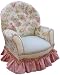 Angel Song English Bouquet Queen Anne Girl's Chair